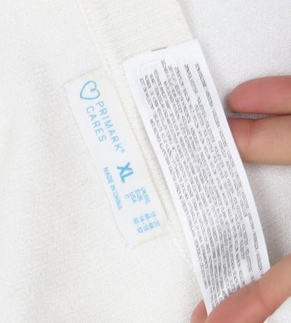 Primark Women’s White Madrid Pullover Jumper XL Crew Neck Knit