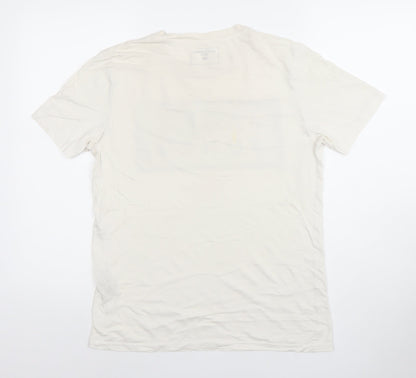Mens UK Size M JACK & JONES White  T-Shirt