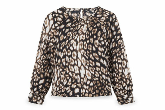 Womens UK Size S VERO MODA Brown Basic Blouse