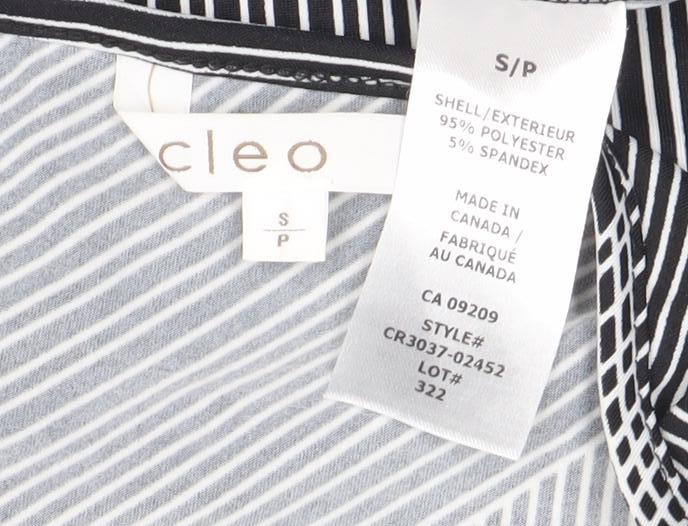 Womens UK Size S Cleo Black Basic Tank