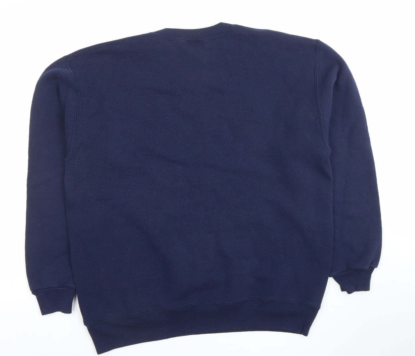 Mens UK Size L Russell Athletic Blue Pullover Sweatshirt