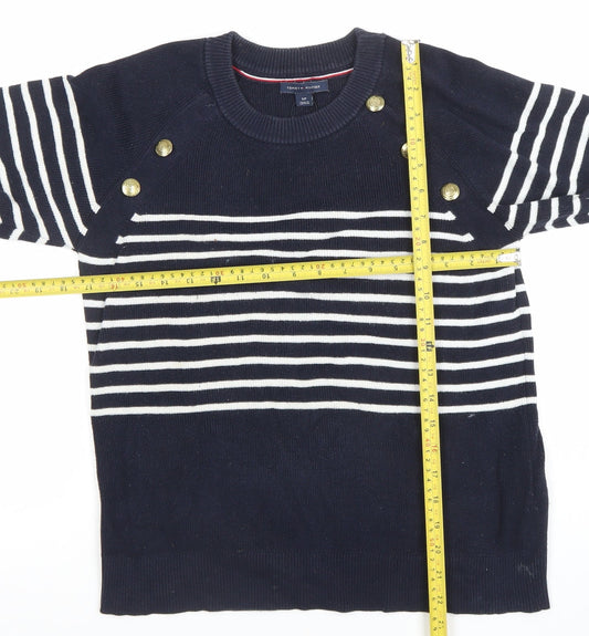 Womens UK Size S Tommy Hilfiger Blue Pullover Jumper