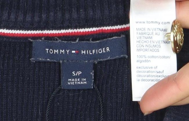 Womens UK Size S Tommy Hilfiger Blue Pullover Jumper