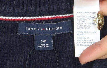 Womens UK Size S Tommy Hilfiger Blue Pullover Jumper