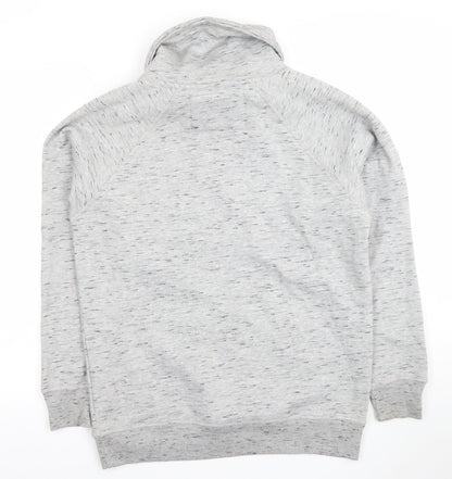 Womens UK Size S Pull & Bear Grey Pullover Hoodie