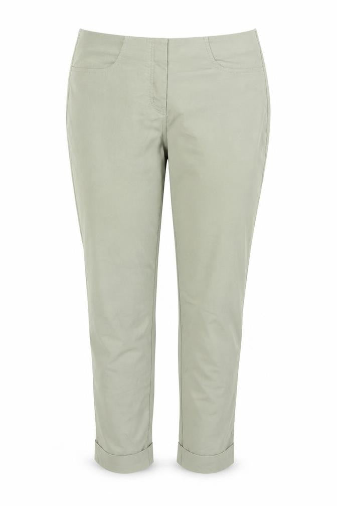 Womens UK Size 16 H&M Regular Fit CasualTravelWorkwear Green Trousers