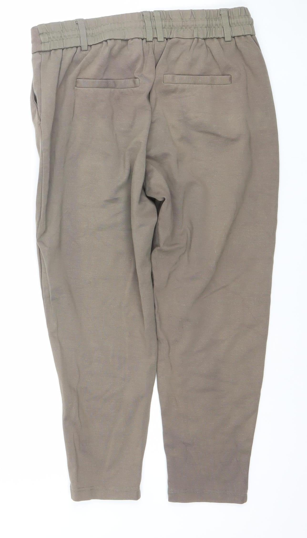 Womens UK Size M Only Regular Fit Jogger Brown Trousers