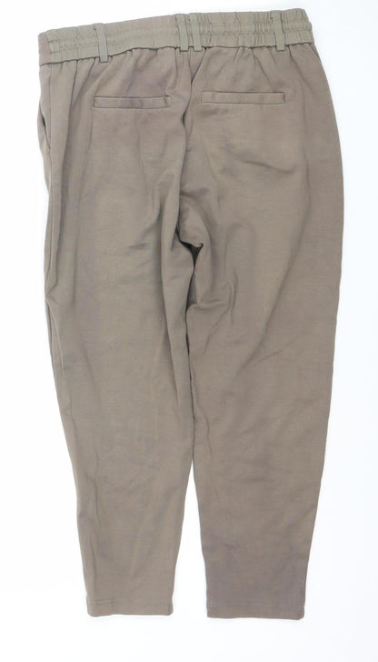 Womens UK Size M Only Regular Fit Jogger Brown Trousers