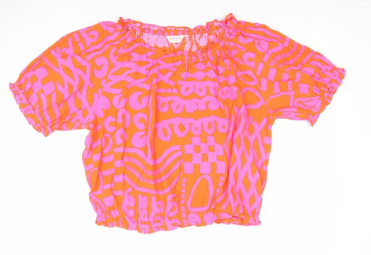Womens UK Size 16 gorman Multicoloured Cropped Blouse