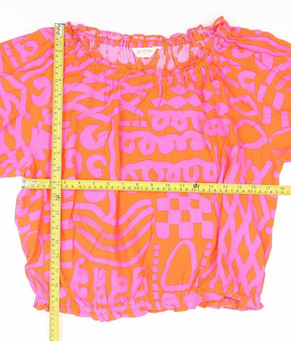 Womens UK Size 16 gorman Multicoloured Cropped Blouse