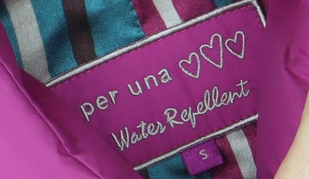 Per Una Women Pink Quilted Sleeveless Waistcoat Size S