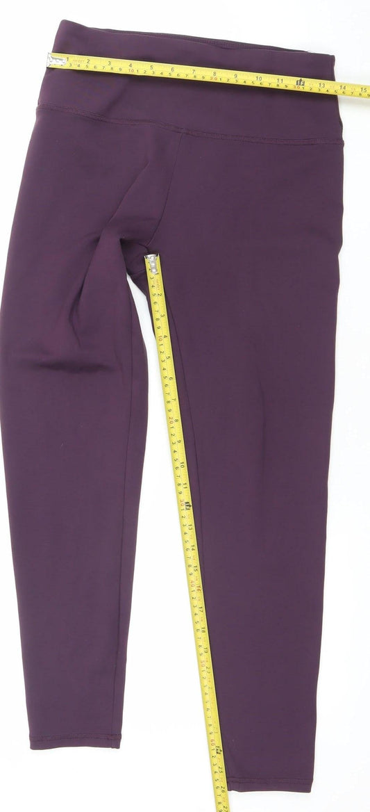 Womens UK Size L Zobha Slim Fit Leggings Purple Leggings