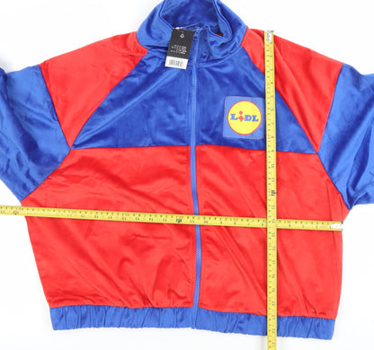 Esmara Women’s Multicoloured Bomber Jacket Size 16 Retro Lidl Logo