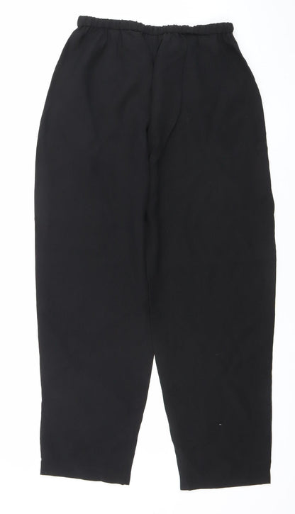 Womens UK Size 8 Marks and Spencer Regular Fit Jogger Black Trousers