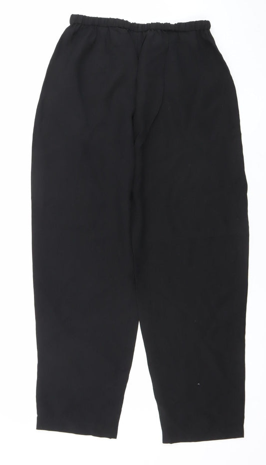 Womens UK Size 8 Marks and Spencer Regular Fit Jogger Black Trousers