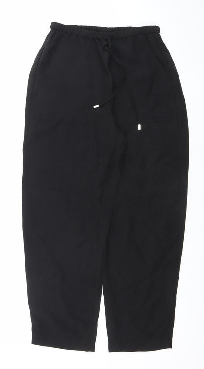 Womens UK Size 8 Marks and Spencer Regular Fit Jogger Black Trousers