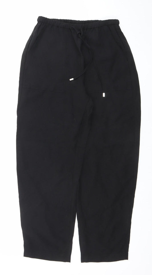 Womens UK Size 8 Marks and Spencer Regular Fit Jogger Black Trousers