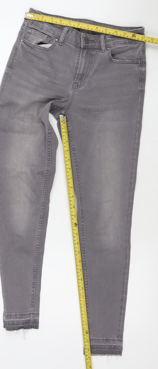 Womens UK Size 8 Denim Co. Slim Fit Skinny Grey Jeans