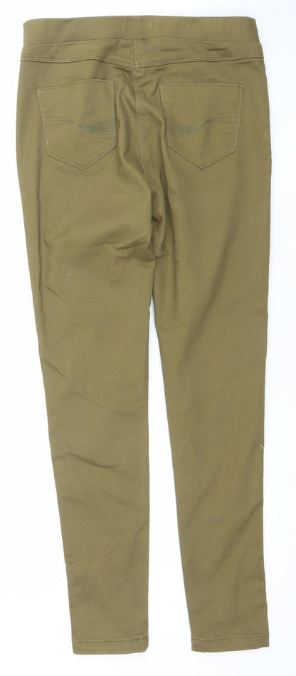 Tu Women’s Green Slim Fit Jegging Jeans Size 10 Stretch Denim