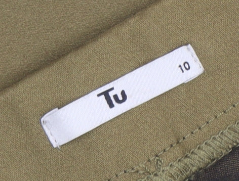 Tu Women’s Green Slim Fit Jegging Jeans Size 10 Stretch Denim