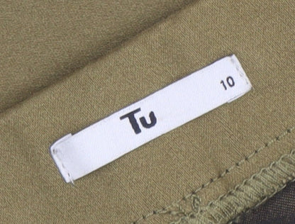 Tu Women’s Green Slim Fit Jegging Jeans Size 10 Stretch Denim