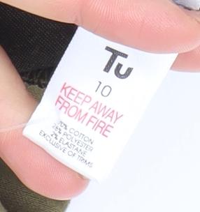 Tu Women’s Green Slim Fit Jegging Jeans Size 10 Stretch Denim