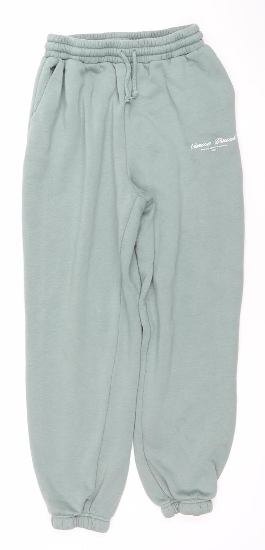 Dunnes Women’s Green Jogger Sweatpants Size S Polyester Cotton