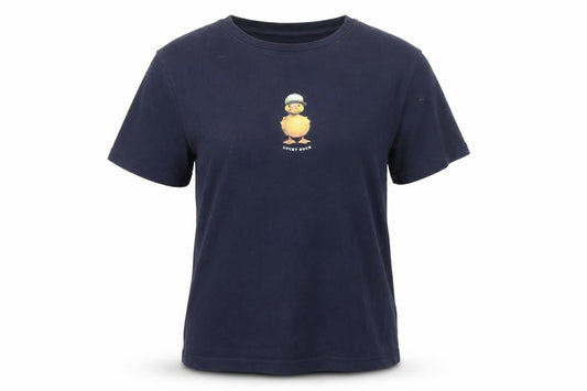 Womens UK Size L Primark Blue Basic T-Shirt
