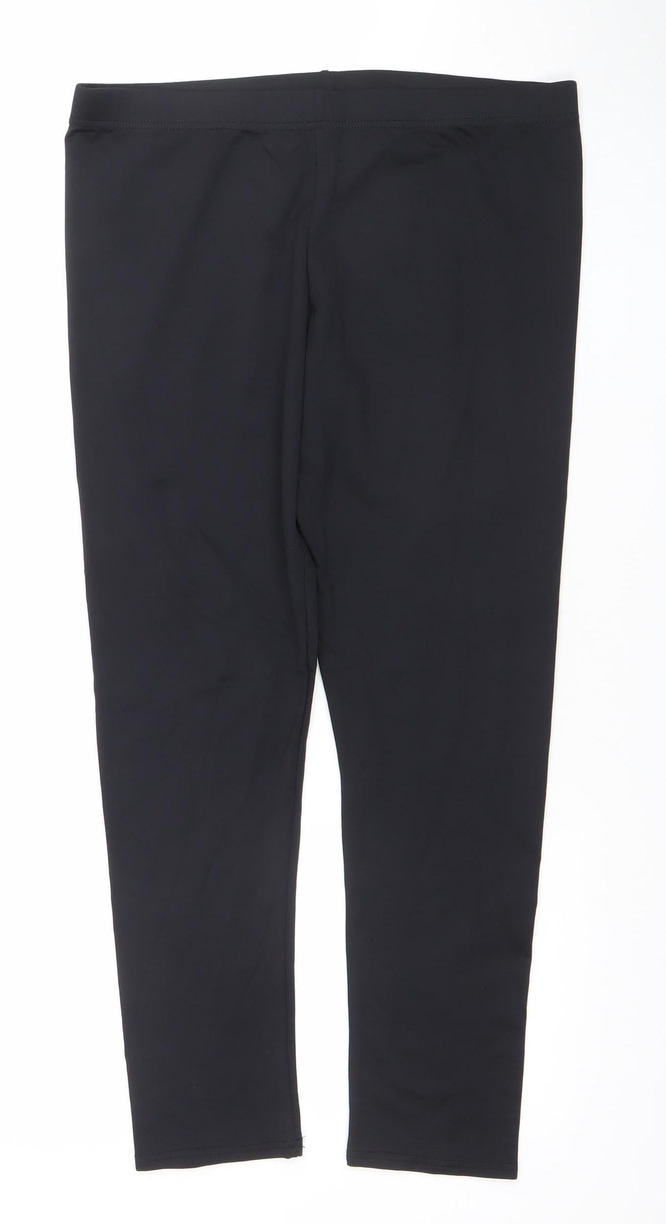 Dunnes Women’s Black XL Nylon Elastane Stretch Active Leggings