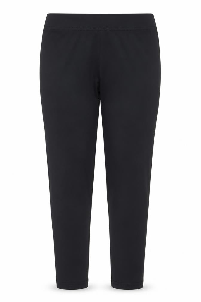 Front view of Dunnes Women’s Black XL Nylon Elastane Stretch Active Leggings