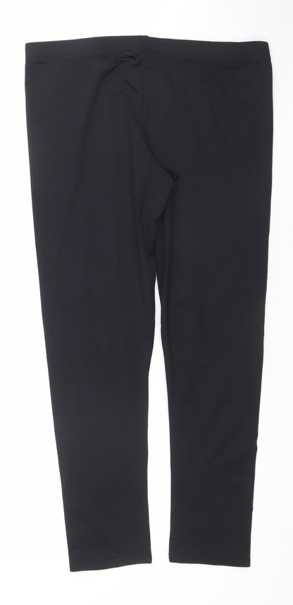 Dunnes Women’s Black XL Nylon Elastane Stretch Active Leggings
