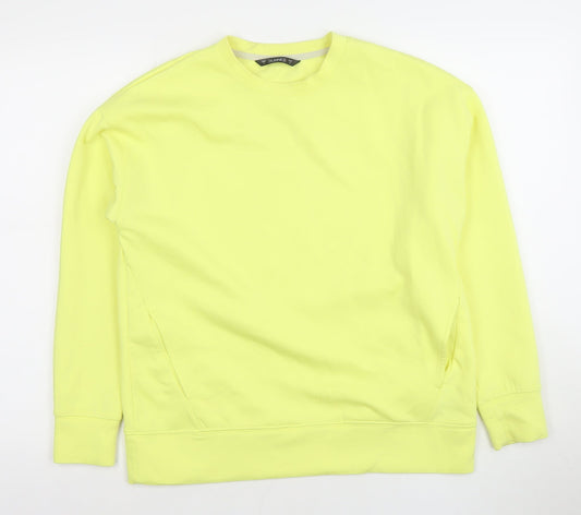Womens UK Size S Dunnes Yellow Pullover Sweatshirt