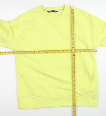 Womens UK Size S Dunnes Yellow Pullover Sweatshirt