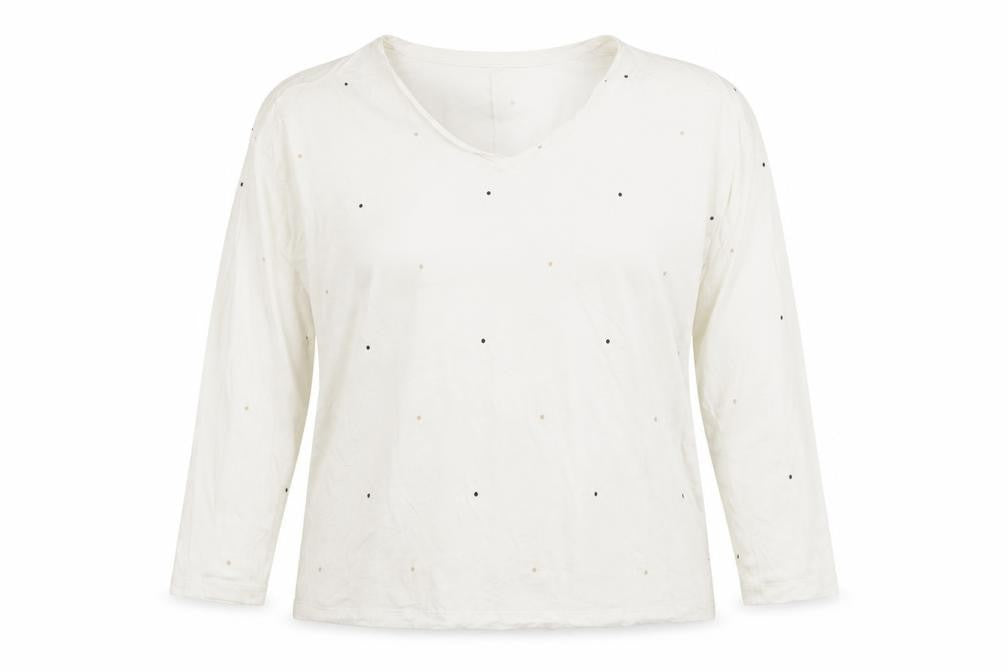 Womens UK Size 14 Dunnes Stores Ivory Basic T-Shirt