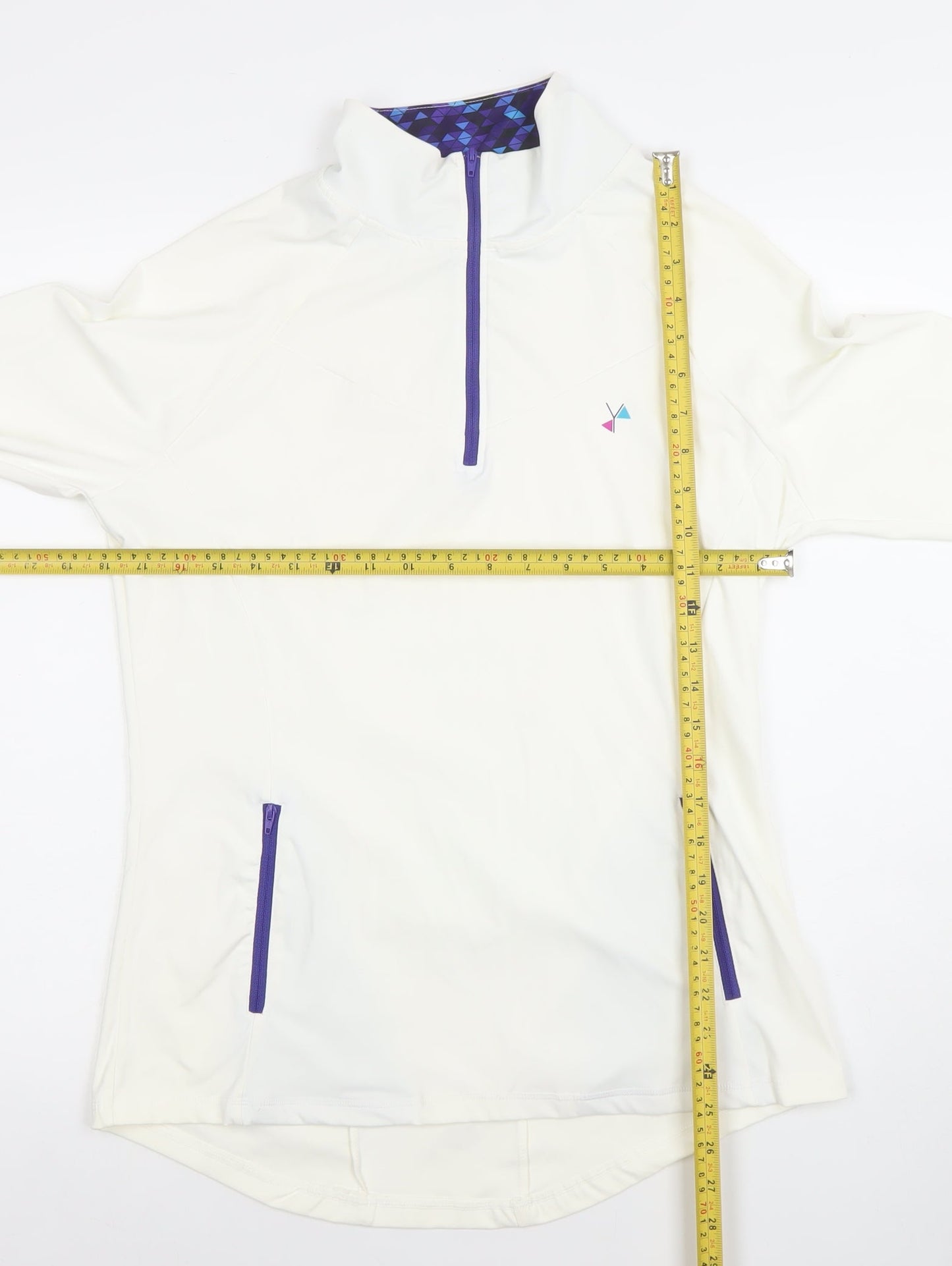 Womens UK Size 10 I-SPY Ivory Pullover Sweatshirt