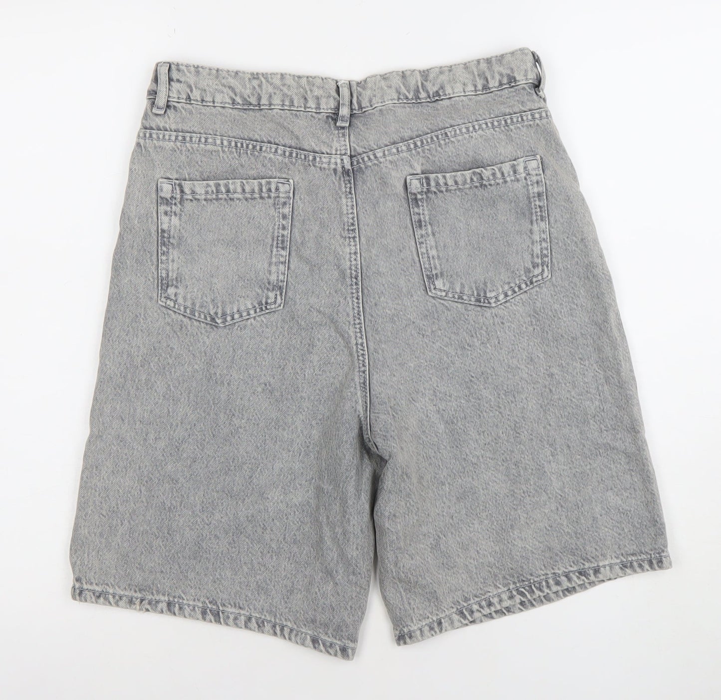 Primark Boys Grey Denim Bermuda Shorts 14-15 Years Regular Fit