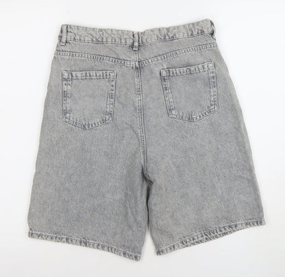 Primark Boys Grey Denim Bermuda Shorts 14-15 Years Regular Fit