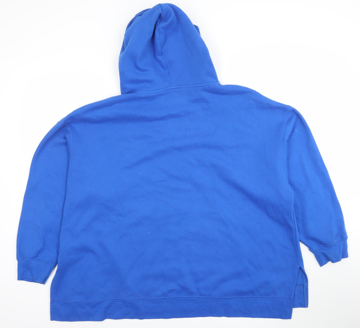 Dunnes Women’s Blue Pullover Hoodie XL Cotton Blend Casual