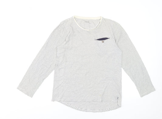Boys UK Size 12 Years NEXT White Basic T-Shirt