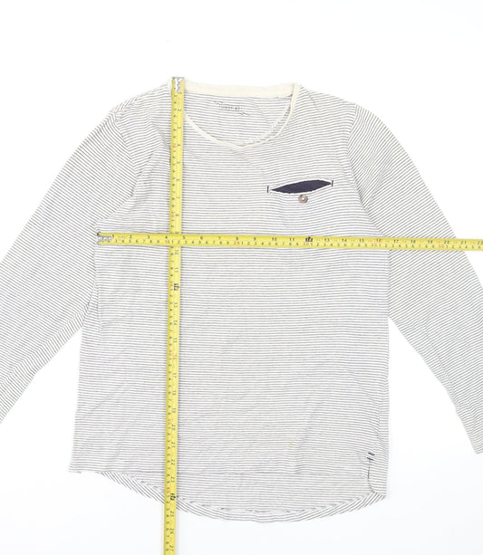 Boys UK Size 12 Years NEXT White Basic T-Shirt