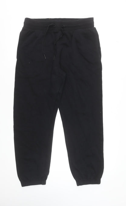 Marks and Spencer Men's Black Joggers Medium Regular Fit
