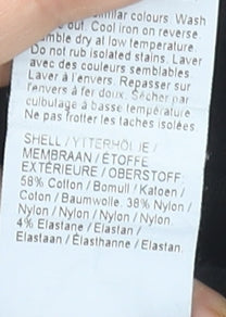 River Island Womens Black Stretch Slim Fit Tall Work Trousers Size 10L