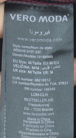 Womens UK Size M VERO MODA Straight & Pencil Twill Skirt