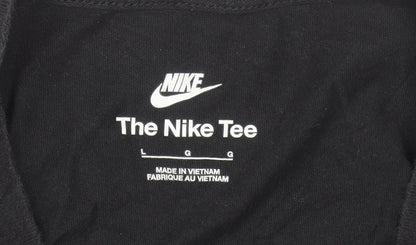 Nike Men's Black L Short Sleeve Crew Neck Sports T-Shirt