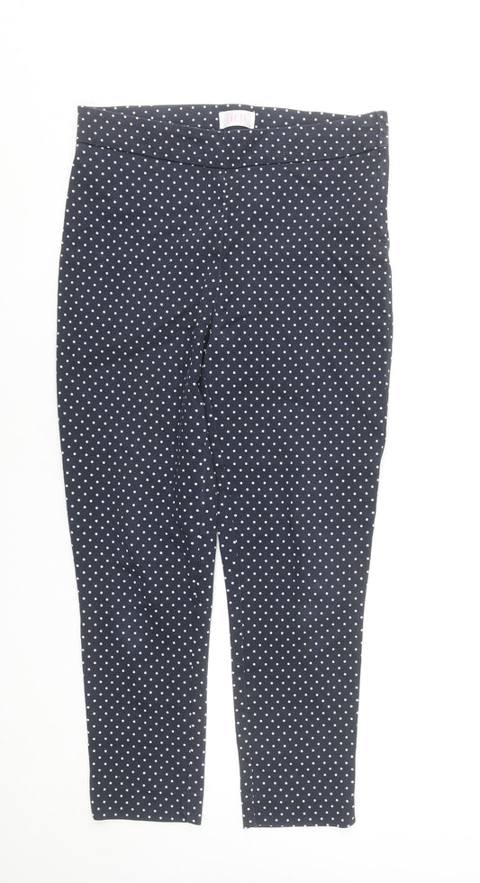 Womens UK Size 10 Savida Slim Fit CasualWorkwear Blue Trousers