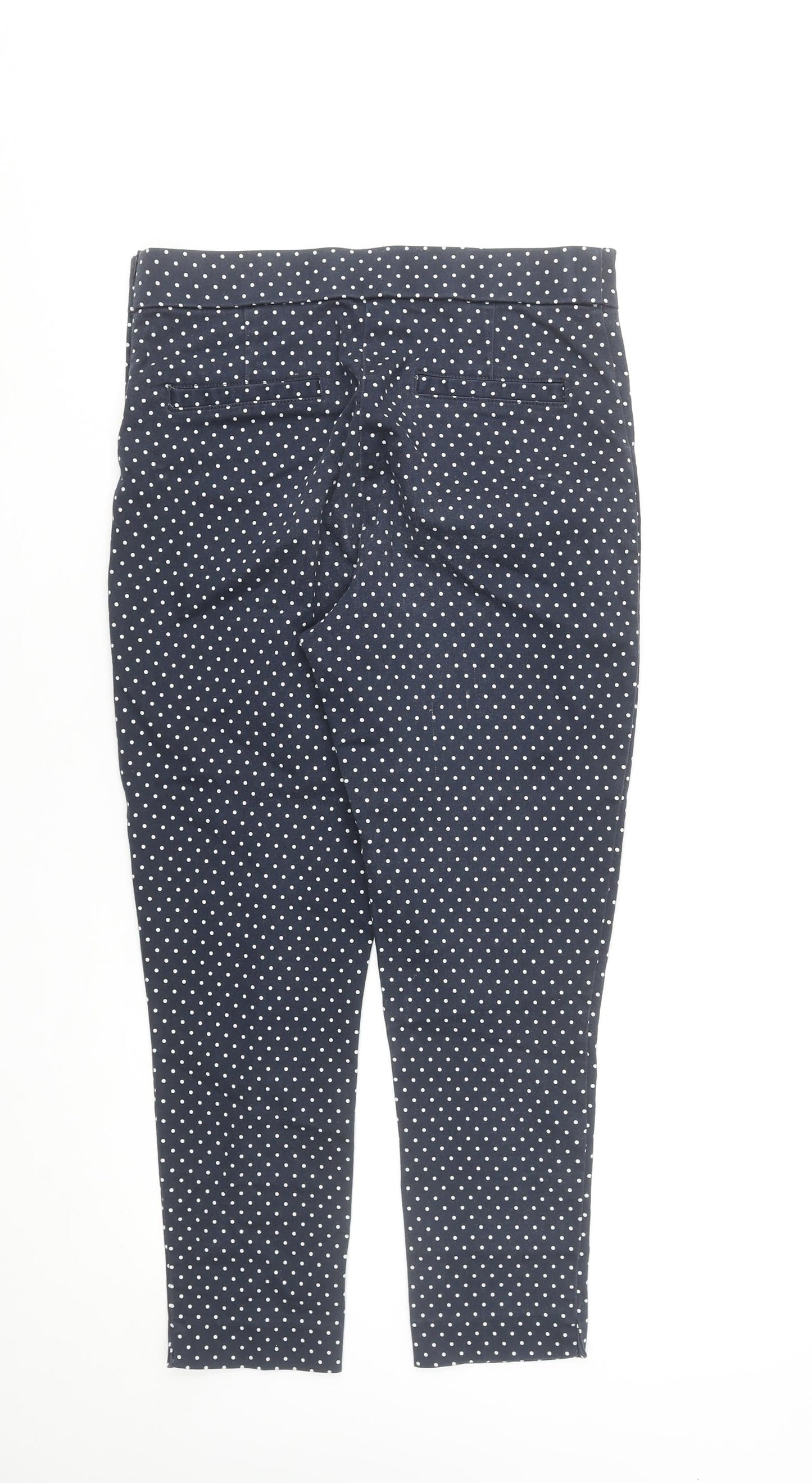 Womens UK Size 10 Savida Slim Fit CasualWorkwear Blue Trousers