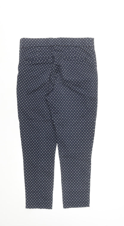 Womens UK Size 10 Savida Slim Fit CasualWorkwear Blue Trousers