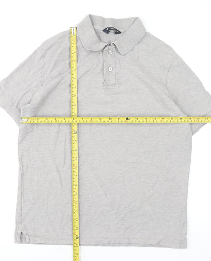 Mens UK Size M Marks and Spencer 100% Cotton Polo Shirt