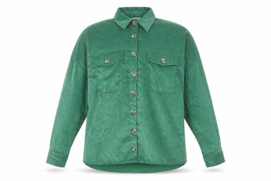 Womens UK Size XS Stradivarius Green Basic Button-Up