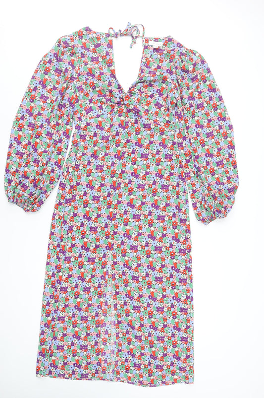 Womens UK Size 10 Topshop Fit & Flare Dress